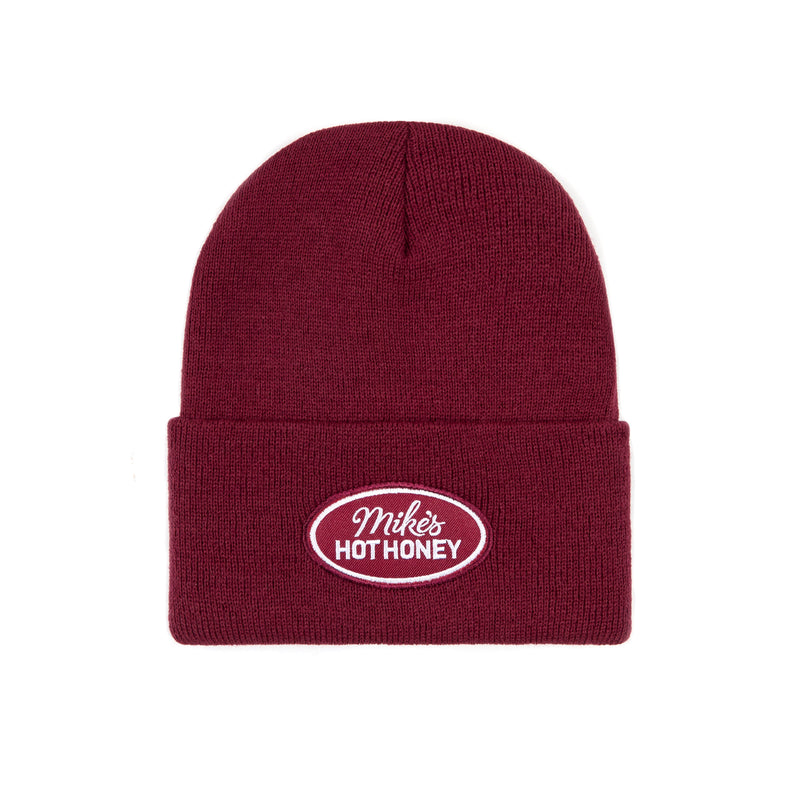Knit Beanie with Patch
